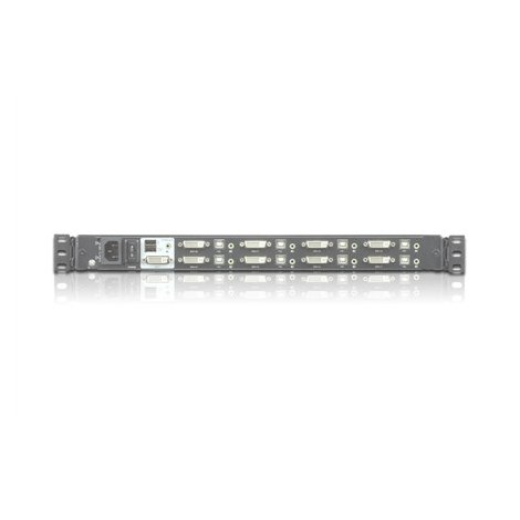 Aten CL6708MW 8-Port USB DVI Single Rail WideScreen LCD KVM Switch Aten | KVM over IP Switch with Daisy-Chain Port and USB Peri - 2